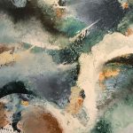 COZUMEL BEACHES, AQcrylic on canvas, 24x42