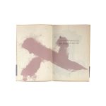 Letter Alef within book by J.A.V.Tres Lecciones de Tinieblas. Lithograph by Baruj Salinas.1980